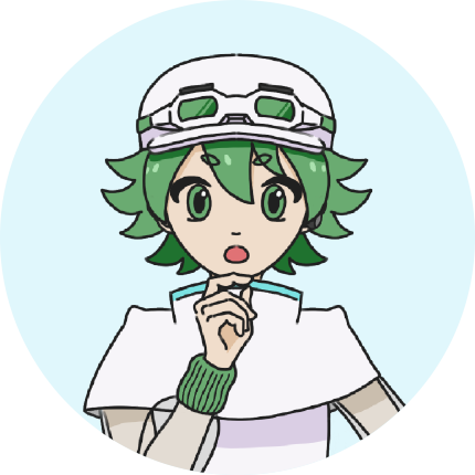 緑色の少年
