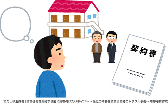 賃貸契約について考えている人